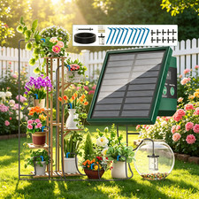 Watering Programmes Solar Irrigation System 300 with 10M Hose and 10 Drip Tips