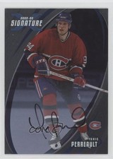 2002 ITG Be A Player Signature Series Signatures Yanic Perreault #042 Auto 1h1d