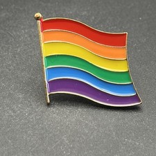 Rainbow Pride Flag Lapel Hat Pin