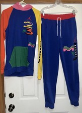 Nike Jordan DNA Sport Fleece Jogger Sweatshirt/pants Set Men  s Small 90s Style