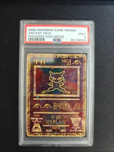 POKEMON 2000 GAME MOVIE ANCIENT MEW POKEMON MOVIE PSA 9 MINT