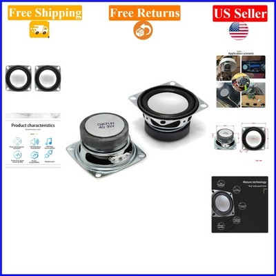 2pcs 2-inch 4Ω 3W Stereo Full Range Audio Speakers for Arduino