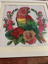 completed diamond painting finished