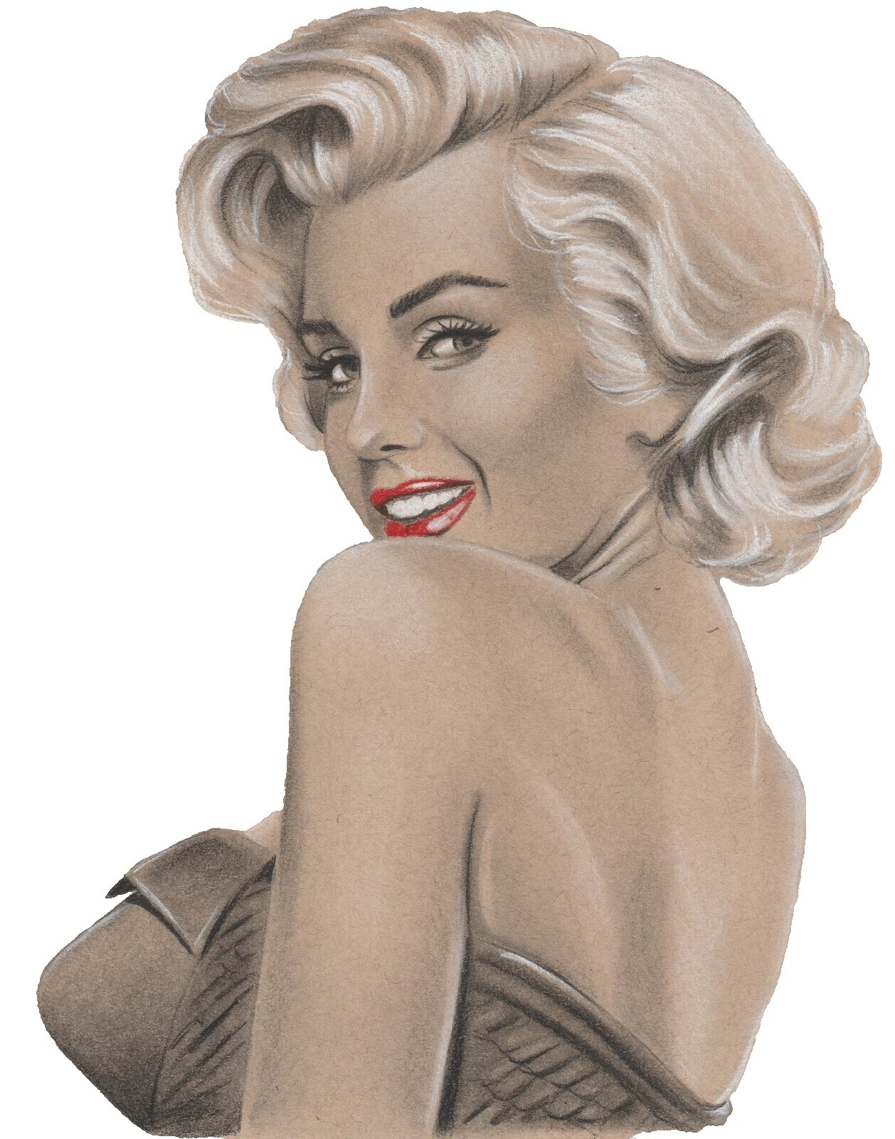 Realismo dibujos de arte celebridades de carbón