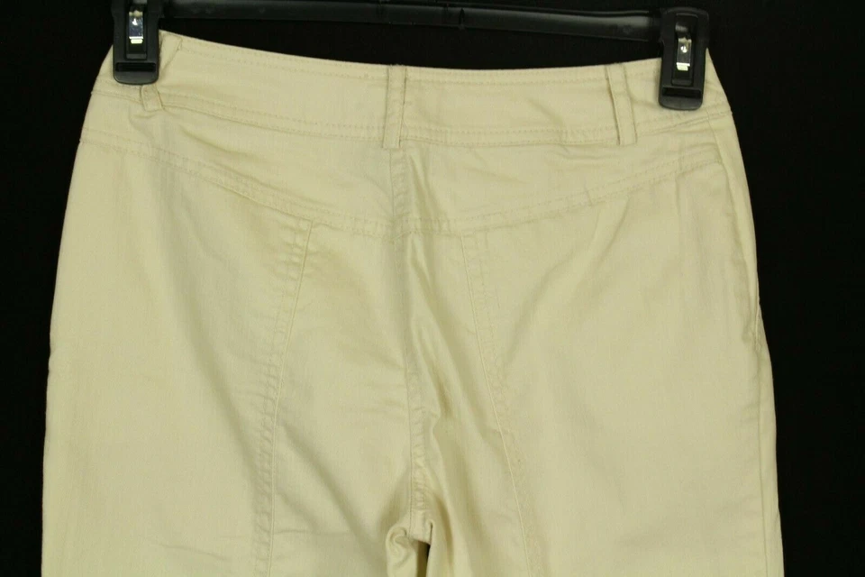 Pantalones elásticos Focus 2000 marfil para mujer talla 4P Foto 4 de 4