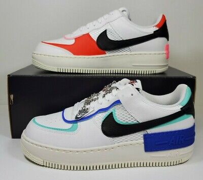 Nike Air Force 1 Shadow Multi Color DH1965-100 Women's Size 9 Shoes