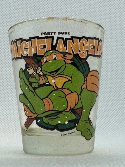 2011 Michel Angelo Party Dude Clear Standard Shot Glass chk paint