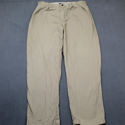 Vintage Polo Ralph Lauren Pants Mens 35X30 Beige Golf Trousers