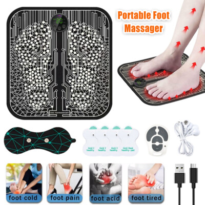 Fußmassagegerät Portable zusammenklappbar Smart Fußmassagematte W/ Fernbedienung