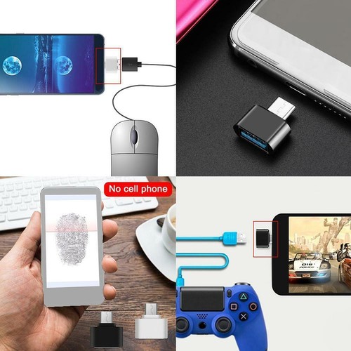 USB 3.1 TYPEC OTG Adapter Male to USB 3.0 A Female Converter Adapter Z3K0 - Zdjęcie 6 z 9