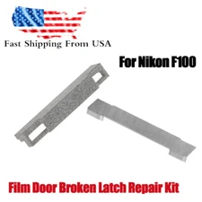 For Nikon F100 Film SLR Camera Door Broken Latch Metal Repair Kit Replacement