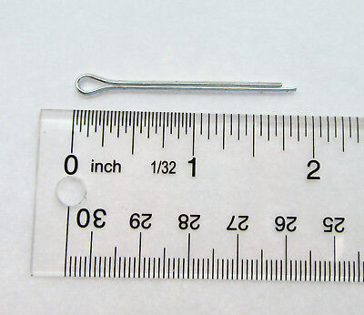 50 1/4" x 6" Cotter Split Pins Locking Steel Zinc Plated USA 1/4x6 xtra long