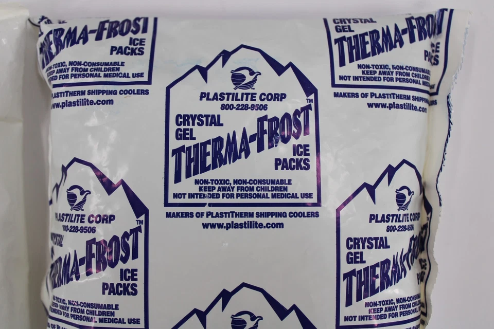 Insulated Styrofoam Cooler Shipping Kit With 2 Ice Packs & Ship Box ID 8X6 5/8X6 - Image 3 of 4