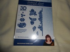 Tattered Lace Dies - 3D Decoupage Edge Lily - NEW