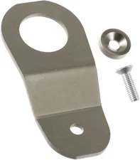 Gunmetal Aluminum Radiator Stay Mount Bracket w/ Screw for 96-00 Honda Civic EK