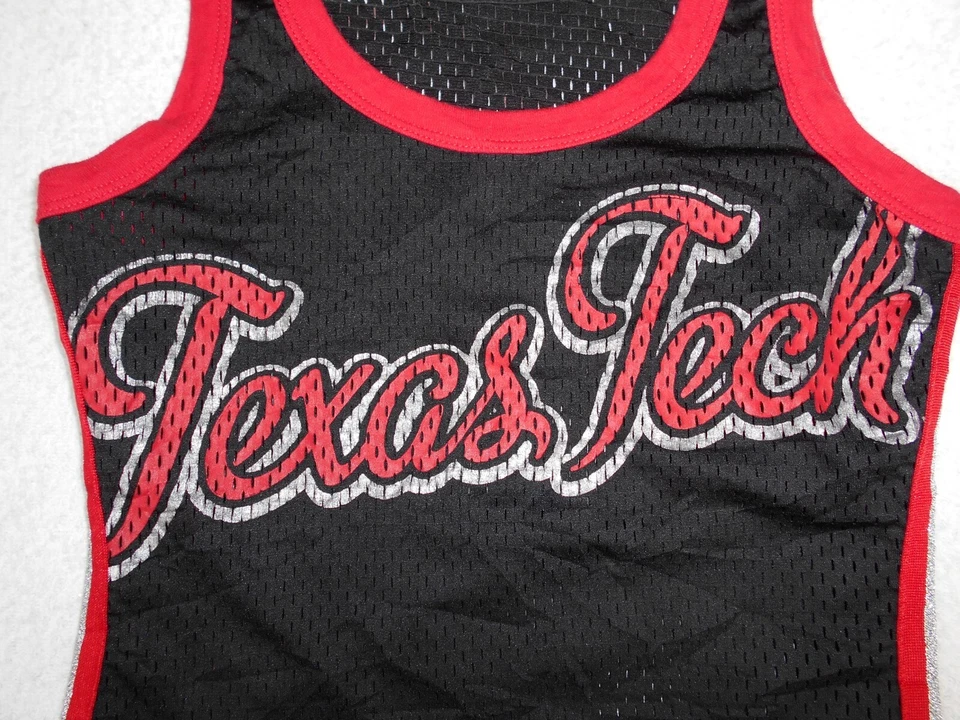 Camiseta deportiva de baloncesto negra para mujer GIII 4Her Texas Tech Red Raiders talla XS (15X23) Foto 2 de 4