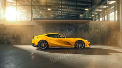 Novitec Ferrari 812 Superfast High Res Wall Decor Print Photo Poster