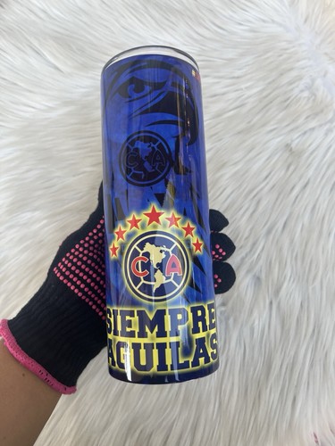 Club América dünner Becher 20 Unzen Edelstahl Aguilas del America - Bild 5 von 7