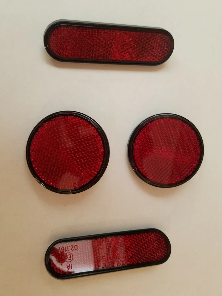 Juego reflector trasero Big Dog rojo DOT - K-9, picadora, mastín, bulldog, coyote Foto 4 de 4