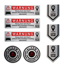 Anti Diebstahl GPS Tracking Sticker alu gebü...