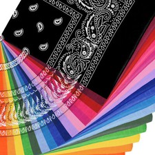Mens Ladies Classic Paisley 100 Cotton Bandana/Bandanna Head Scarf