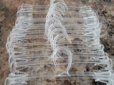 Lot 200 Lingerie Clear Plastic Hanger