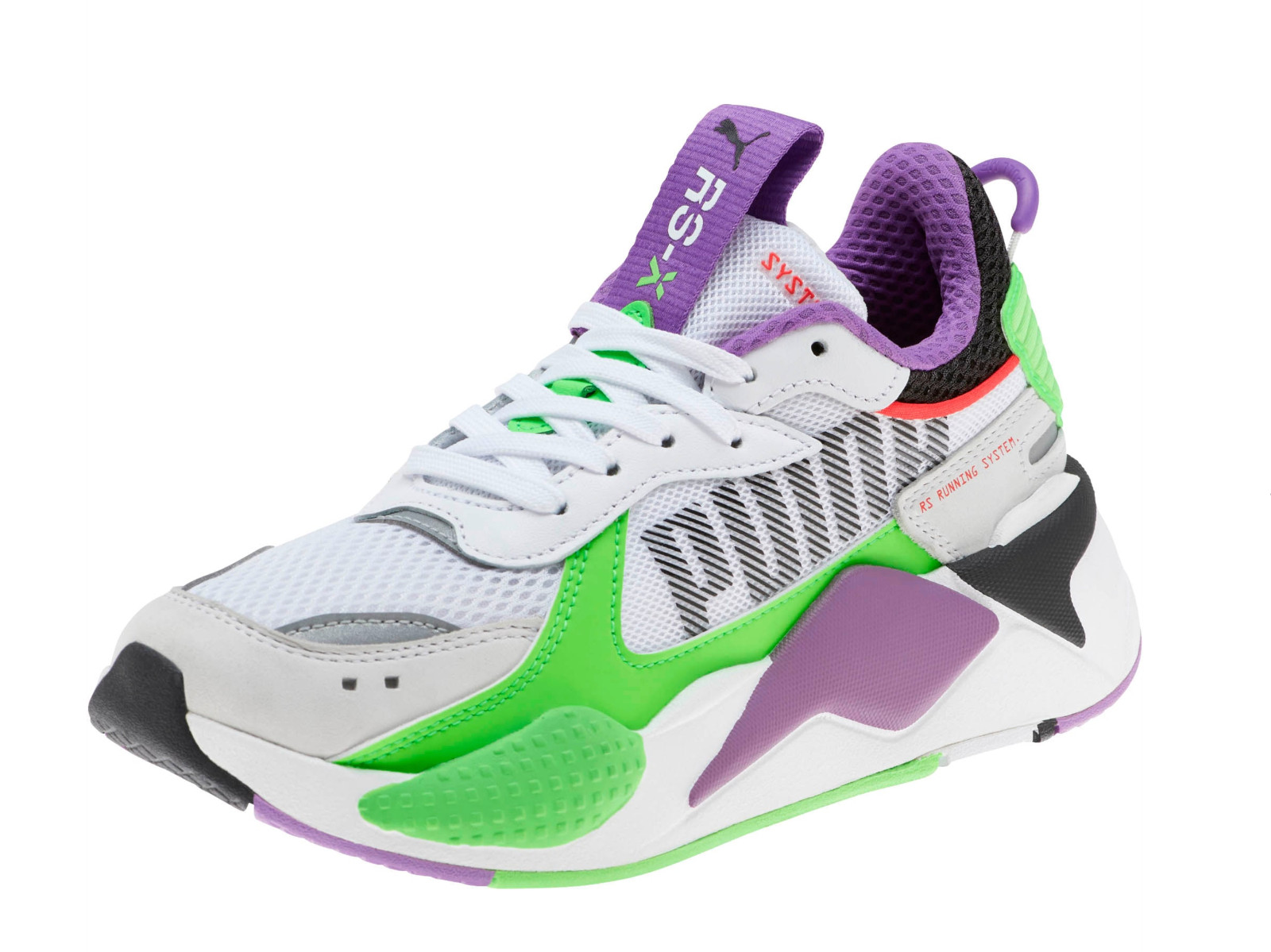 puma rsx red and black