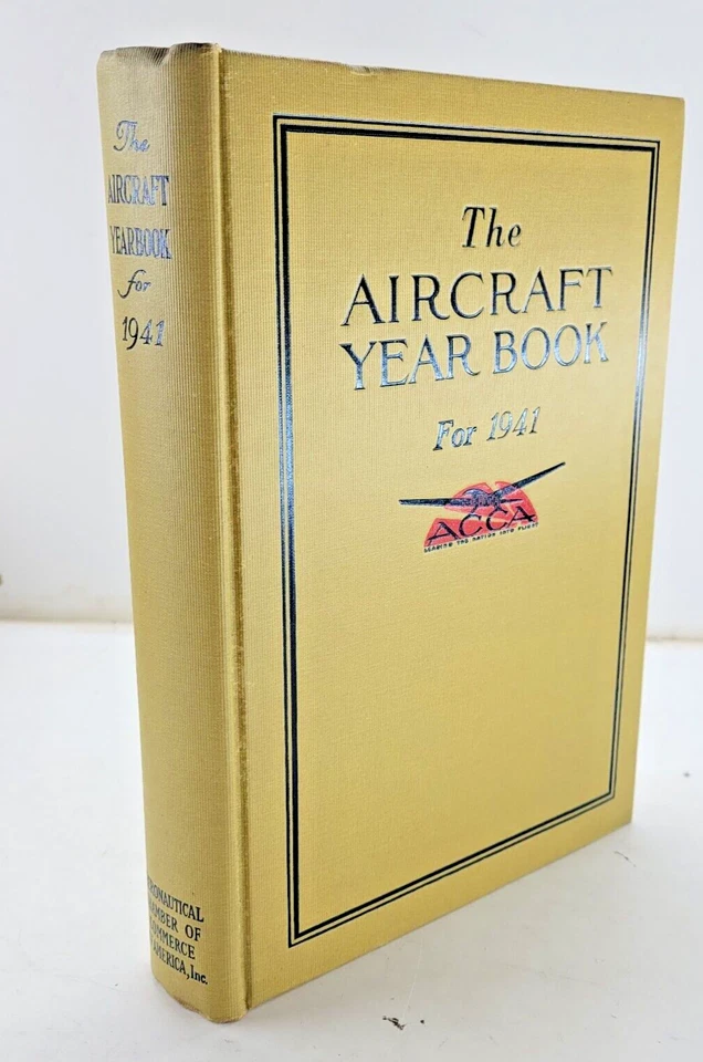 Aircraft Year Book 1941 Aeronautical Chamber of Commerce with DJ - Image 4 of 4