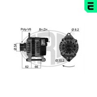 ERA Lichtmaschine Generator 80A 14V FüR Fiat Ducato Pritsche/Fahrgestell 2.8