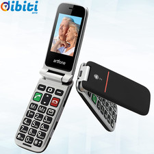 Telefono Cellulare per Anziani a Conchiglia con Tasti Grandi Funzione SOS volume