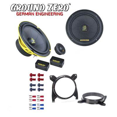 Ground Zero Auto SPL Lautsprecher System 16,5cm für Volvo S60 Heckablage