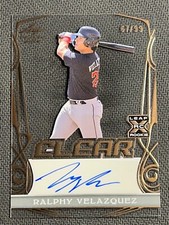 2023 Leaf Trinity CLEAR ROOKIE AUTO Ralphy Velazquez 67/99