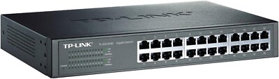 TP-Link 24-Port Gigabit Ethernet Unmanaged Switch Desktop/Rackmount TL-SG1024D