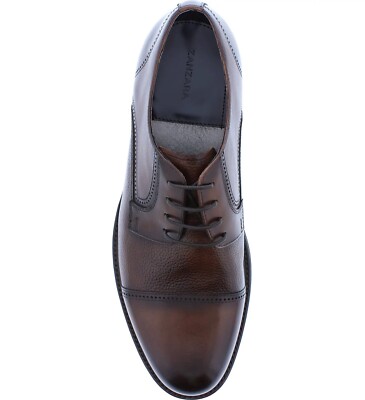 ZANZARA MEN NIB BALKANS CAP TOE LACE-UP DERBY DARK BROWN DERBY SHOES. SIZE 11 M s-l400.jpg main image 4