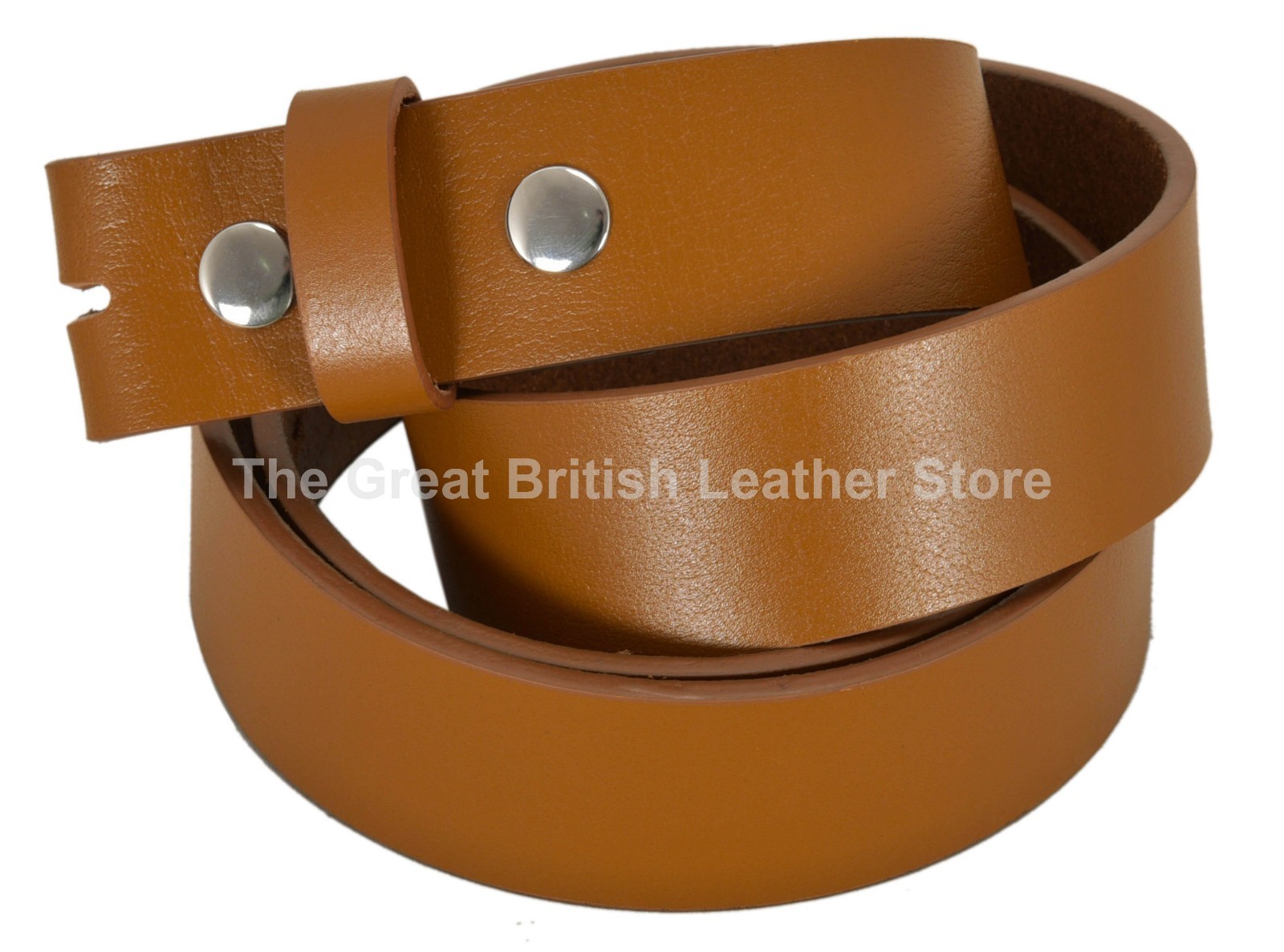 Mens Real Leather Belt Strap 100% Cowhide Stud Snap Clip On Waxed Belt - Foto 7