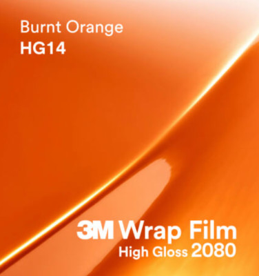 3M 2080 HG14 HOCHGLANZFOLIE BURNT ORANGE / LIEFERUNG AM NÄCHSTEN TAG