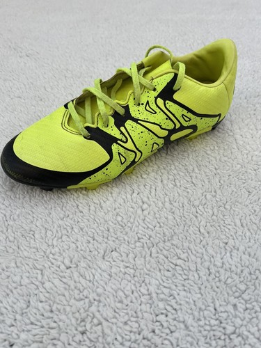 Adidas Football Boots X15.1 SG Leather - Solar Yellow/Solar/Black UK 4 - Picture 7 of 9