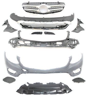 front bumper cover grille valance 12pc set fits 2014 - 19 MB GLC 300 350e X253