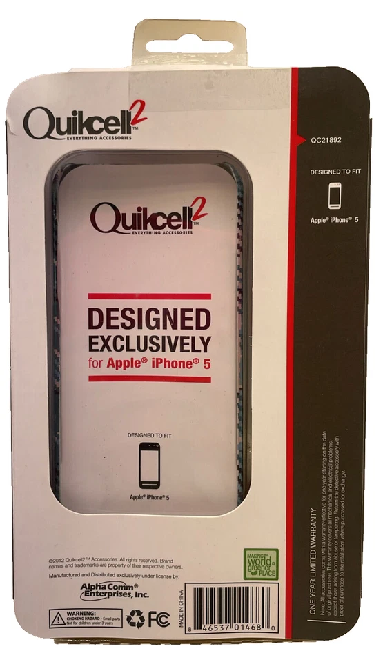 Funda protectora de diseño Quikcell 2 para iPhone 5/5S/SE - Verde Foto 2 de 4