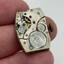 Rotary 4/300 Watch Movement Running Tank Tonneau Swiss MD Manual Parts 18.9mm