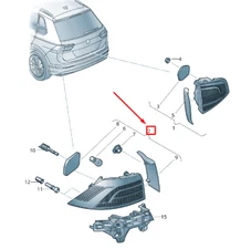 New SKODA KODIAQ NS Rear Right Tail Light Lamp RHD 565945208A Genuine