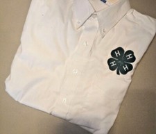 White Oklahoma 4-H Stock Show Shirt Meets Requirements OYE , EYO  TSF
