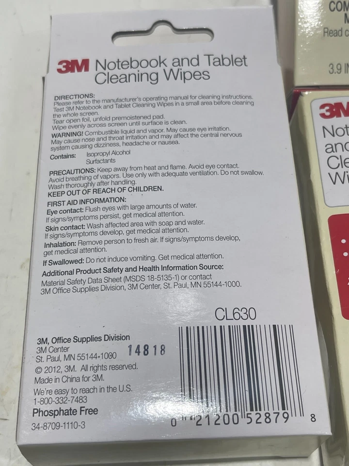 3M Computer Screen And Monitor Cleaning Wipes - 24 Pack X 4 = 96 Wipes - Image 2 of 3