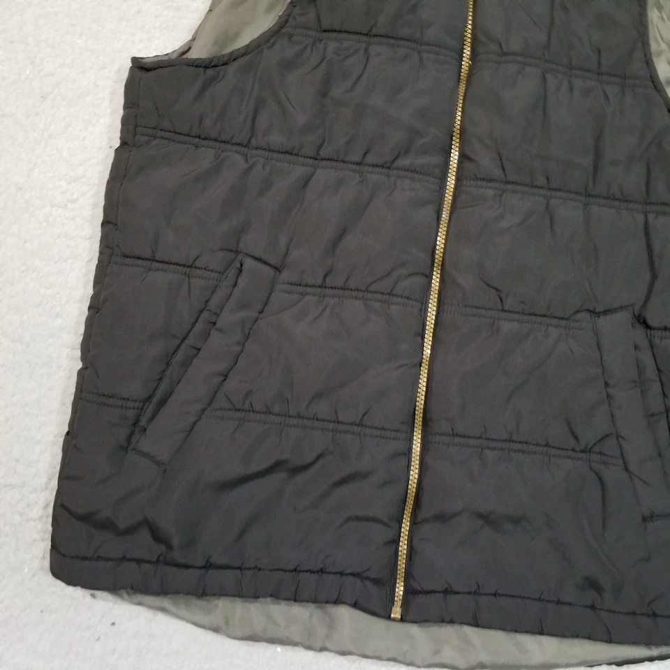 Chaleco de Colección Impermeable para Hombres Mediano Negro Puffer Gorpcore Senderismo Aire Libre Foto 3 de 4