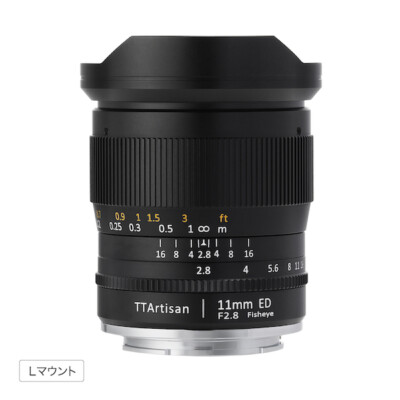 【美品】SONY E/ TTArtisan 11mm f2.8 Fisheye TTArtisan Fisheye 11mm f/2.8 for Sony E camera (Sony α, Full Frame