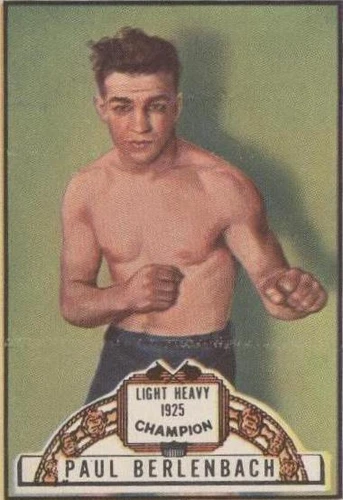 1951 Topps Ringside - Paul Berlenbach #67