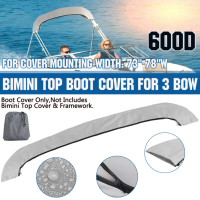 73''-78''w 600D Bimini Top Schutzhülle Aufbewahrungstasche Für 3 Bow Bögen Boot
