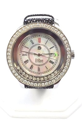 W579- Dibur Orbit Watch  Diamonds, Stainless Steel, MOP, 25 Jewels, Automatic