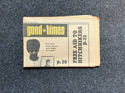 1970s Free Aid to Hitchhikers High Times Underground Newspaper, Black Panther P