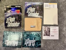 Microsoft Flight Simulator PC, 1995   CIB  BigBox  MsDOS - CD-ROM  English